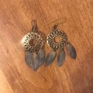 Dream catcher earrings